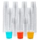 500 PACK 1 oz Plastic Shot Glasses, 1 Ounce Clear Disposable Party Cups for V...