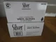 (LOT OF 2) Silver Source  Disposable Vinyl Gloves Powder Free 100 per Box L Size
