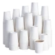 400 Pack 8 oz Disposable Coffee Cups, White Hot Coffee Cups for Party, Picnic...