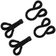 Lakesstory Black Covered Hooks & Eye Sewing Closure for Fur Coat Jackets Sewi...