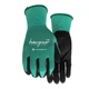 Watson Gloves Home Grown S Nylon Jade Dipped Gloves Black/Green