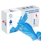 squish Blue Vinyl Exam Gloves, Powder~Free, Latex~Free, Large, 100~Count