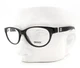 DKNY DY 4655 3001 Eyeglasses Glasses Polished Black White Logo 53-16-140 No Case