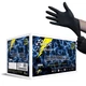 Nitrile Gloves Black 6 Mil Disposable 1000 Count Heavy Duty Lightning Exam Work
