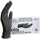 ForPro SoftGuard Black Nitrile Gloves, Powder~Free, 100~Count, Small