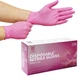100Pcs Disposable Nitrile Gloves 3-mil Latex Free  Gloves Food Safe Cleaning