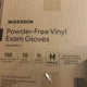 Vinyl Exam Gloves, Powder-Free MEDIUM CASE/1500CT, 10 Boxes 150 Gloves McKesson