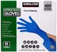 Kirkland Signature. Nitrile Exam Gloves, Medium. 400 Count Gloves