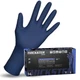 Thickster Powder-Free Exam Grade Latex Disposable Gloves. Size Large. Blue, 1...