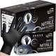 Disposable Nitrile Exam Gloves 1000ct X Small Black Powder Free SwiftGrip Latex