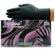 Adenna Shadow Nitrile Exam Gloves: SMALL, Black, Powder-free, Fully