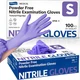 Disposable Nitrile Exam Gloves, Powder & Latex Free, Food Prep & Cleaning