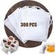 300 PCS Disposable Tea Bags for Loose Leaf Tea, Empty Tea Filter Bags with Draws