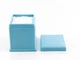 Dental Medical Gauze Sponge Dispenser Holder 2&rdquo;x 2&rdquo; Spring Loaded Blue Autoclave