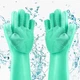Louis Donn&eacute; Reusable Silicone Dishwashing Glove, Heat Resistant Kitchen Glo