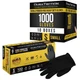 Dura-Gold HD Black Nitrile Disposable Gloves, 10 Boxes of 100, Small, 6 Mil