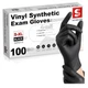 Waterproof Vinyl Gloves, 4 Mil Thickness - Versatile Disposable Gloves, 100 Pack