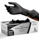 ProCure Black Nitrile Disposable Gloves Large | 200-Pack | Latex-Free for Med...