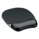 Fellowes 9112101 Gel Crystals Wrist Support, Mouse Pad/wrist Rest, Black