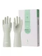 LANON Reusable Dishwashing Gloves, Cotton Flocked Liner, Non~Slip, Small