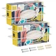 2 Pack Single Glove Holder For Wall Mount Wire Rack Disposable Gloves Box Holder