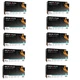 Microflex 93-256M Mega Texture MEDIUM Orange Nitrile Gloves 1 Case=1000