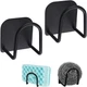 Adhesive Sponge Holder, 2pcs Stainless Steel Dish Sponge Holders Rounded Storage