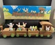 Enesco 1983 Easter Bunny Wooden Train Express With Box E3477