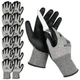 Acktra Wg015 Level 5 Cut Resistant Construction Safety Work Gloves 12 Pairs