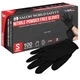 Black Nitrile Disposable Gloves, Box of 100, Size Small, 4.0 Mil - Latex Free