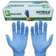 Emerald Nitrile Exam Gloves, Powder Free, Size X-Large, Blue, 100/Box