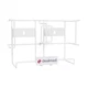 Dealmed Professional Double Wall Mount Glove Box 1 Count (Pack of 1), White 