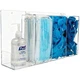 SEANADO Hand Sanitizer and Glove Holder Dispenser with Lid, Clear Acrylic 4 C...