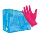 3 Boxes of 600 Gloves Sempermed Large StarMed Rose Color PF Nitrile Exam Glove
