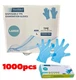1000 Gloves TPE Disposable Blue Large Powder Free Food Prep Cleaning Examination