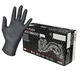 Microflex BD-1001-NPF Black Dragon Zero PF Nitrile Exam Gloves - Small