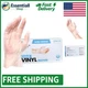 Disposable Medium Vinyl Gloves - 100-Count, Industrial Grade Clear, Food Safe