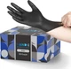 Black Nitrile Disposable Gloves Small, 50 Count - BBQ, Tattoo, Hair Dye, Cooking