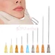 100pcs Disposable Sterile Body Piercing Needles Ear Nose 16G18G20G21G22G23G25G27