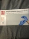 Synmax Basic Vinyl Exam Gloves, Blue, Large, Box of 100