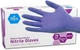 MedPride Powder-Free Nitrile Exam Gloves, Medium (Pack of 100), Iris Blue 