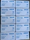 Ecolab Blue Powder Free Nitrile Gloves Medium 100 Count Each = 1,000 Lot of 10
