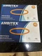 Ambitex V5221W Series Powder Free White Vinyl Gloves Medium 200 Gloves 2 Boxes