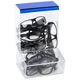 Inevibe Safety Glasses Dispenser With Two Lids - Dustproof Acrylic Bin Holder fo