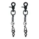 MELOTOUGH MELOTUGH Metal Glove Clip Work Holder 2 pack, B-black 