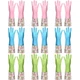 Mimorou 9 Pairs Household Dishwashing Rubber Gloves Long Cuff and Flock Linin...