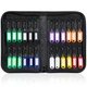 Uniclife Zippered Key Case Organizer Waterproof and Fireproof 24 Keys, Black