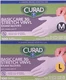 NEW - 100 ct CURAD Basic Care 3G Stretch Vinyl Exam Gloves, Pick Size: M or L