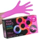 Pink Gloves Disposable Latex Free Large &ndash; Nitrile Gloves Large, Non Latex, Po...
