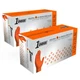 1st Choice Premium Orange Nitrile Gloves for Automotive Detailing, 6 mil, M, 200